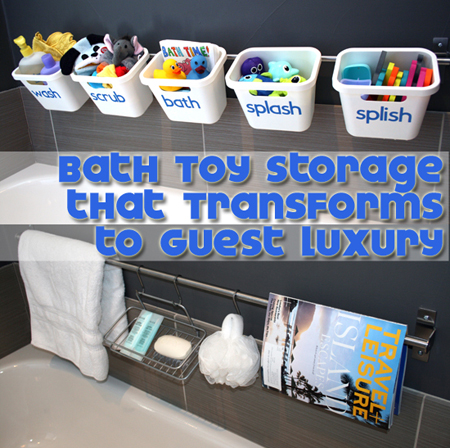 tub toy storage