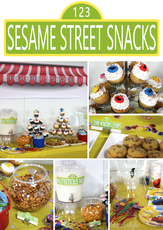 Sesame Street birthday party - fit for a 2-year-old girl!