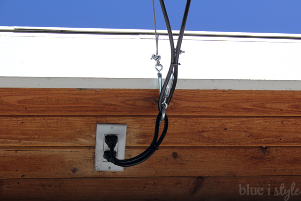 Electric Outlet in Garage Eaves