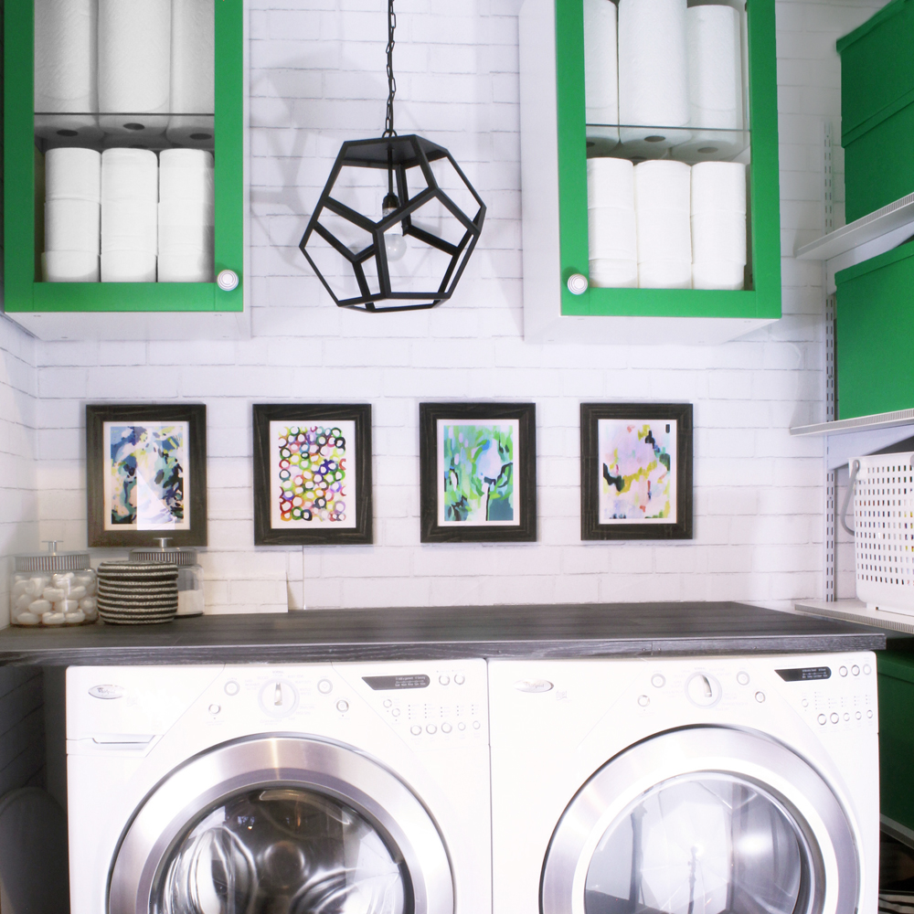 An Organized and Chic Laundry Room Reveal