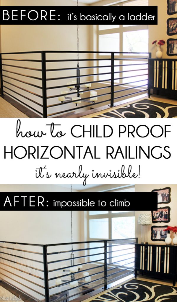 How To Child Proof Horizontal Railings Blue I Style