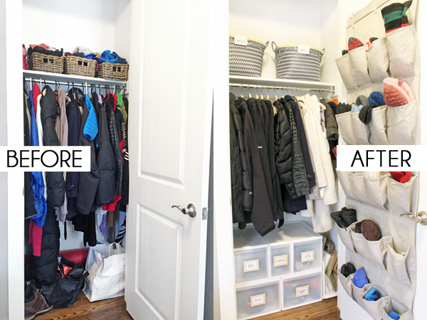 Small Coat Closet Storage Solutions Blue I Style