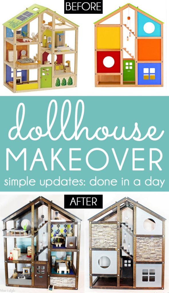 Easy DIY Dollhouse Makeover Using a Melissa and Doug Dollhouse