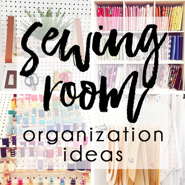 Sewing Room Organization Ideas - Sewing Organize/Organizing