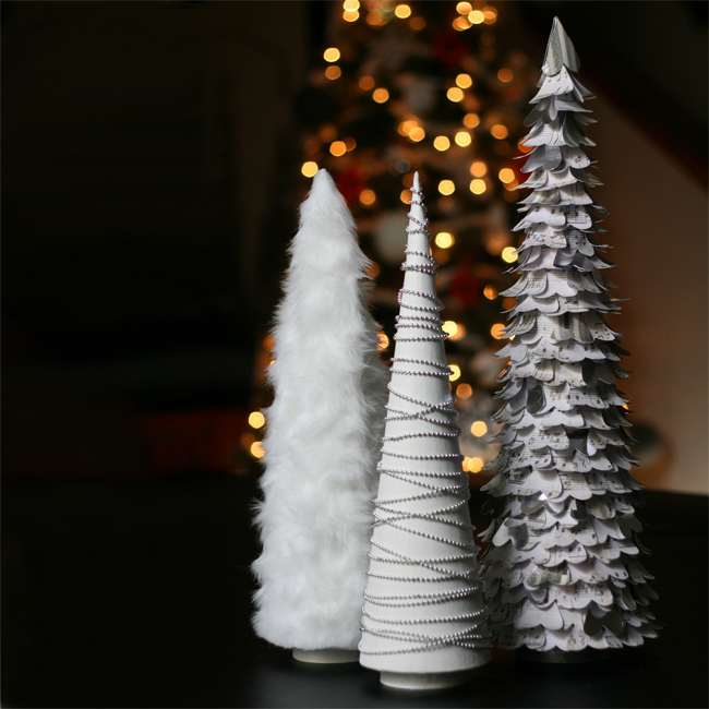 How-to - DIY Cone Christmas Trees