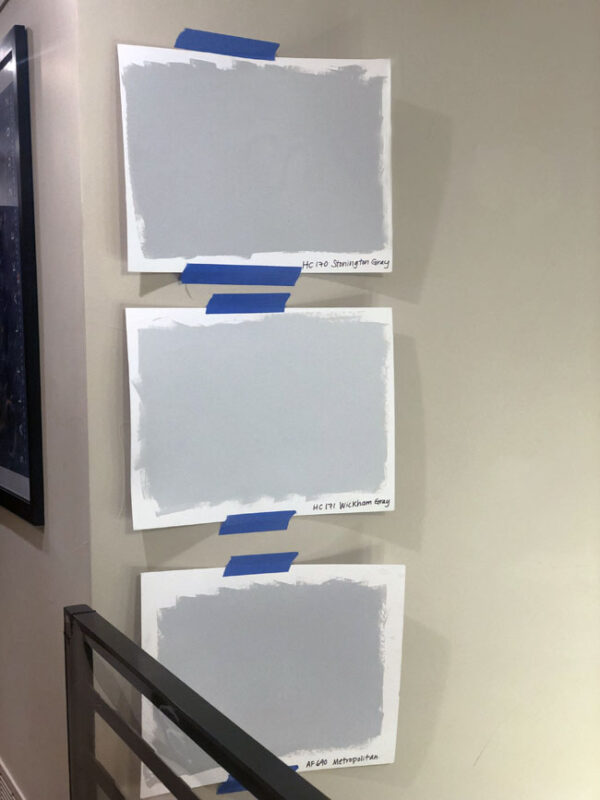Choosing a Blue Gray Paint Color for Our Bedroom