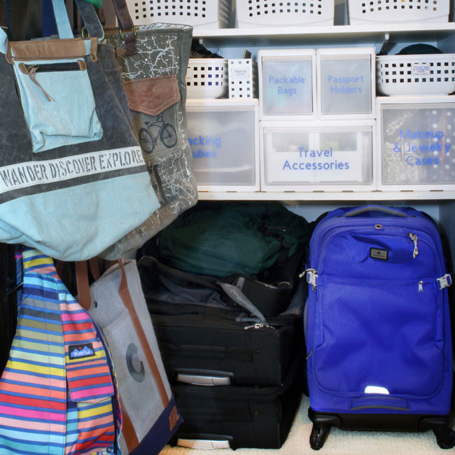 Store Luggage and Organize Travel Gear 