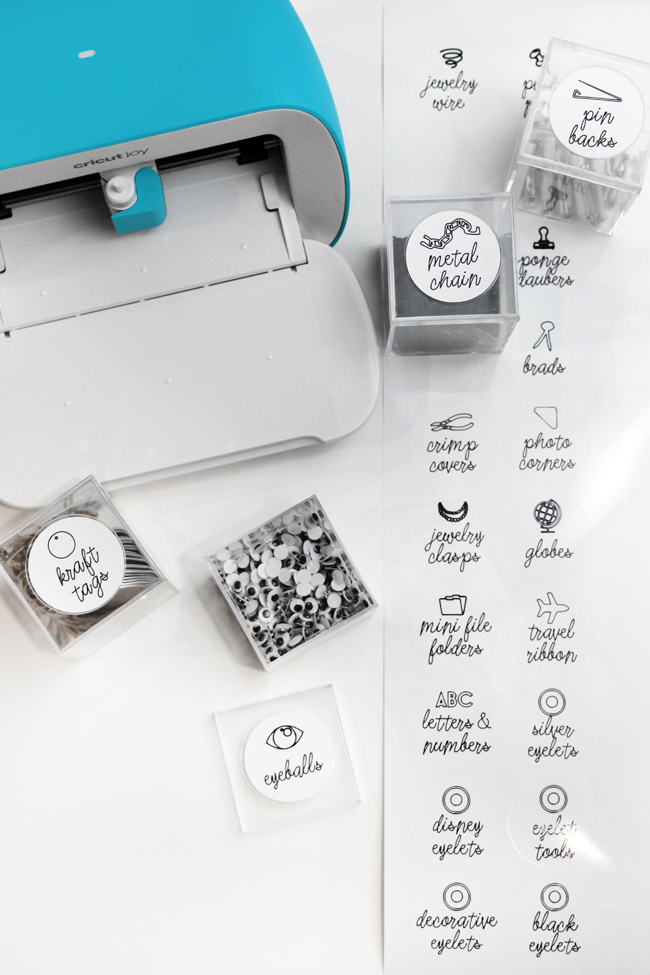 How to Organize Cricut Supplies - Blue i Style